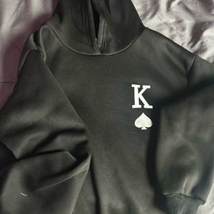 Black Hoodie with “K” on it